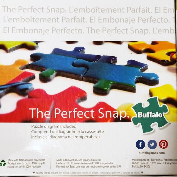 NEW 750 Piece Puzzle Rompecabeza Buffalo Games Dog Days Underwater - Picture 2 of 2